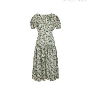 Marysia Ojai Dress in Sea Urchin Green Print